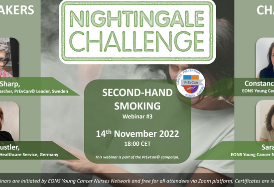 SECOND-HAND SMOKING WEBINAR – YCN NIGHTINGALE CHALLENGE
