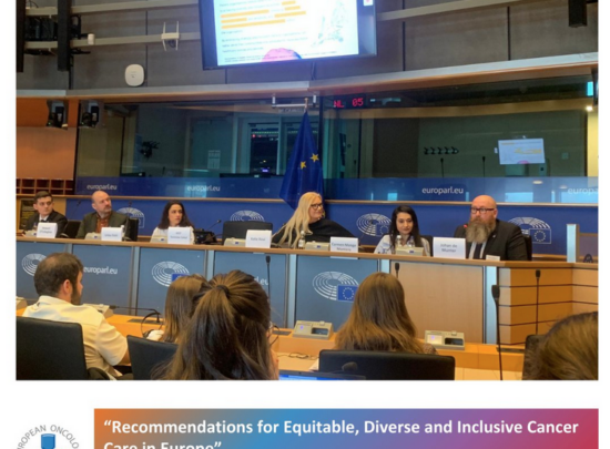 EONS Past-President on equitable, diverse, and inclusive cancer care – EU Parliament