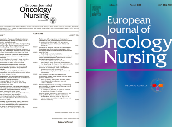 Explore the Latest Edition of the European Journal of Oncology Nursing!